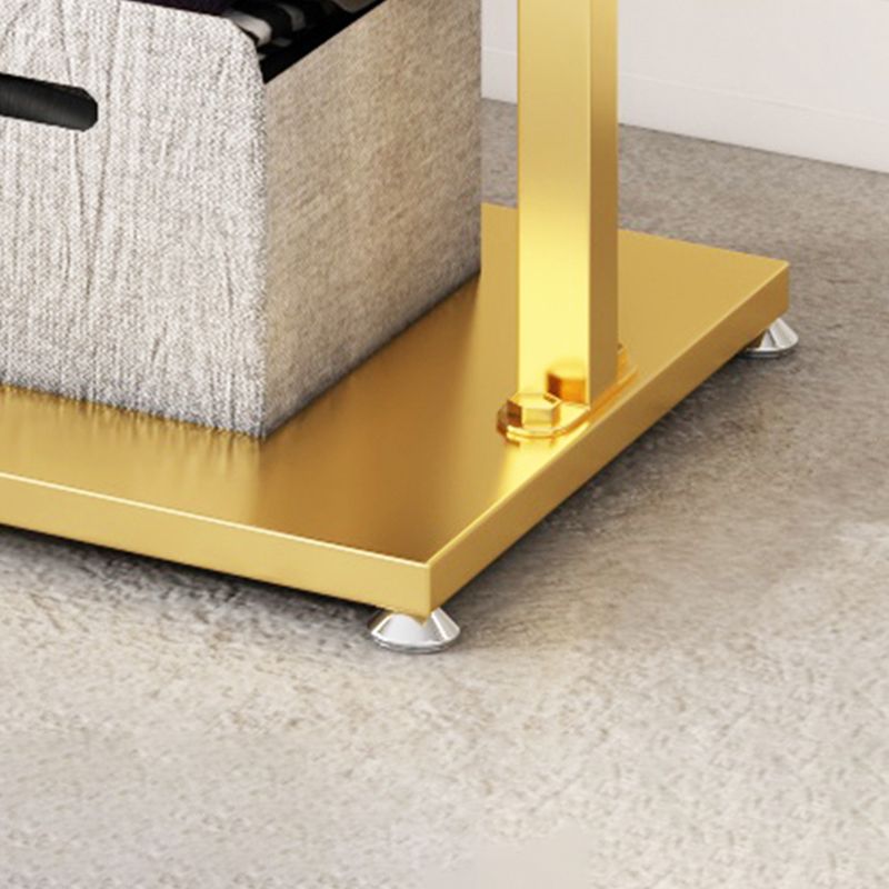 Modern Style Coat Rack Multilayer Shelves Metallic Free Standing Coat Rack Clearhalo 'Entry & Mudroom Furniture' 'furn' 'furn_hall_tree_coat_racks' 'Furniture' 'Hall Trees & Coat Racks' 'hall_tree_coat_racks' 1200x1200_bdd6bab1-f2c8-4737-875a-2e55a0d4da61