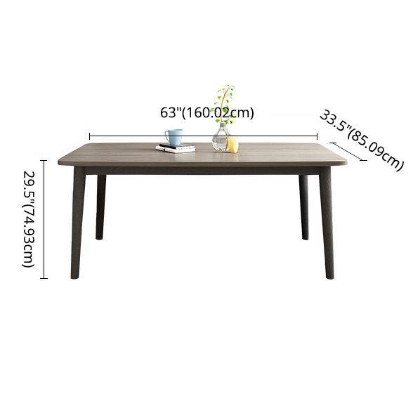 Traditional Style Solid Wood Dining Set with Fixed Table and 4 Legs Base Clearhalo 'Dining Room Sets' 'Dining Tables & Seating' 'dining_room_set' 'furn' 'furn_dining_room_set' 'Furniture' 'furniture_dining_room_set' 'Kitchen & Dining Furniture' 'kitchen&dining_furn' 'kitchen' 1200x1200_bdd735bc-7f2a-4d35-ace7-5ce8ef8c3336