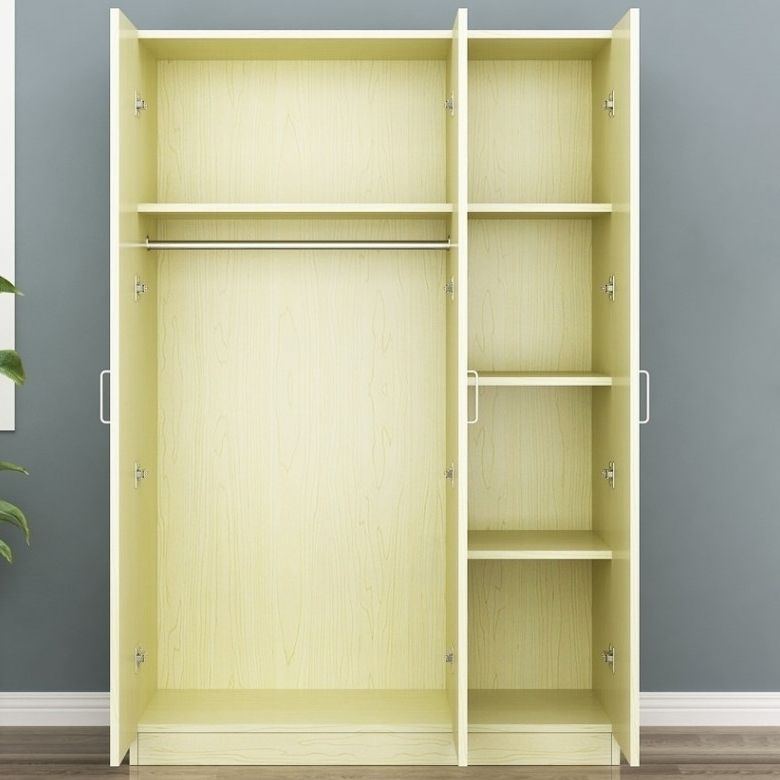 Contemporary Style Wood Wardrobe Soft Close Door Wardrobe Closet for Bedroom Clearhalo 'Armoires & Wardrobes' 'armoires_wardrobes' 'Bedroom Furniture' 'furn' 'furn_armoires_wardrobes' 'Furniture' 1200x1200_bdd74df5-135f-4788-96a3-7028331402a2