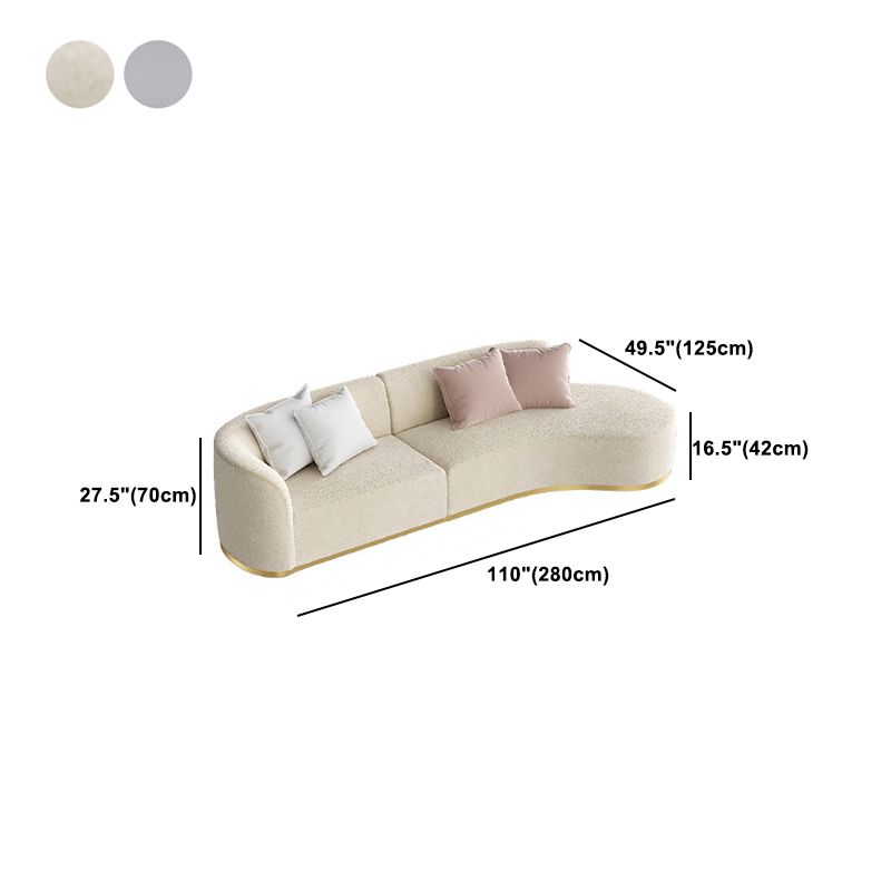 タイトな背中のスカンジナビアのセクション、27.5 "Hウール片方の腕セクション