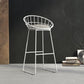 Glam opklapbare bartafelset 1/2-delige bartafel en barkrukken met metalen frame