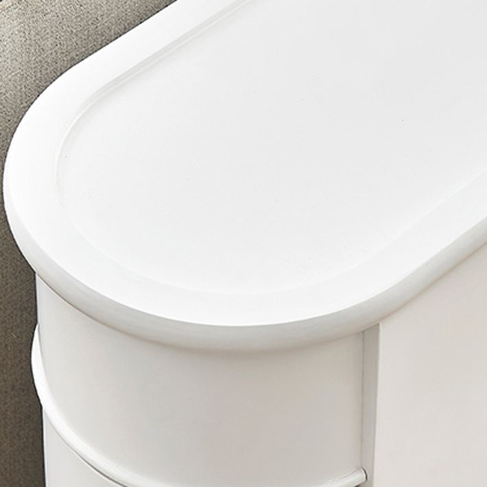 2-Drawer Wood Side Table North European Geometric Corner Table