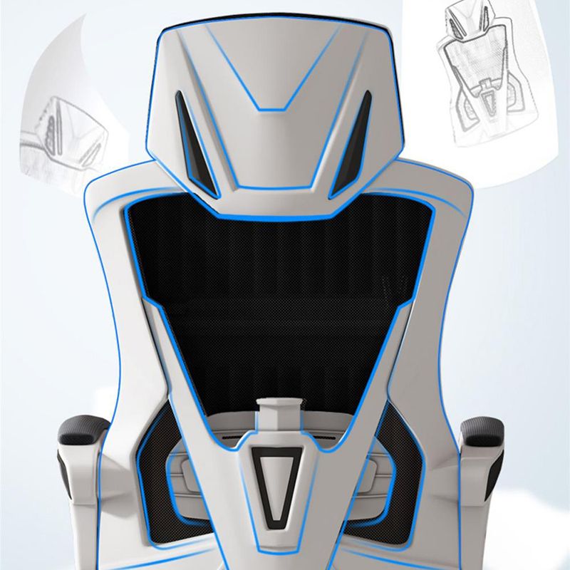 Modern Slide Office Chair Adjustable Seat Height Chair with Breathable Back Clearhalo 'furn' 'furn_office_chair' 'Furniture' 'Office Chairs' 'Office Furniture' 'office_chair' 1200x1200_bddaed18-54cf-4d54-8a1f-0d4b1bf2a467