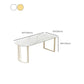 Contemporary Dining Room Dinner Table 4 Legs Stone Dining Table Clearhalo 'Dining Tables & Seating' 'Dining Tables' 'dining_table' 'furn' 'furn_dining_table' 'Furniture' 'Kitchen & Dining Furniture' 1200x1200_bddd785b-c31a-4d66-8499-8aa3128d96d5