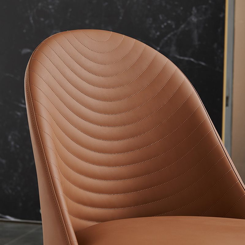 Contemporary Faux Leather Dining Chairs Metal Dining Chairs for Home Use Clearhalo 'Dining Chairs' 'Dining Tables & Seating' 'dining_chair' 'furn' 'furn_dining_chair' 'Furniture' 'furniture_dining_chair' 'Kitchen & Dining Furniture' 1200x1200_bdde7d40-b557-45b3-87ce-a2c8537c0e1e