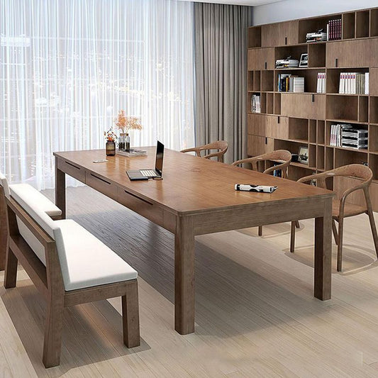 Zeitgenössischer Holz Office -Schreibtisch rechteckiger Schreibtisch für Büro