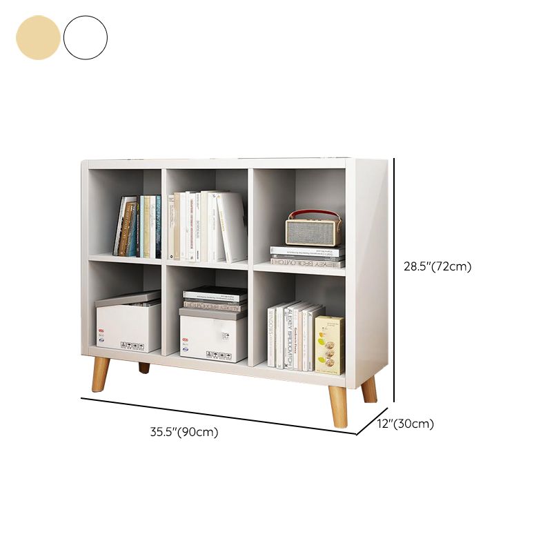 Standard Contemporary Bookcase Engineered Wood Closed Back Bookshelf Clearhalo 'Bookcases' 'furn' 'furn_bookcases' 'Furniture' 'Office Furniture' 1200x1200_bde42706-b06e-4859-bb1d-66f590272524