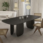 Solid Wood Rectangle Dining Table Modern Contemporary Kitchen Wood Table with 3 Legs Clearhalo ' dining_table' 'Dining Tables & Seating' 'Dining Tables' 'furn' 'furn_dining_table' 'Furniture' 'furniture_dining_table' 'Kitchen & Dining Furniture' 'kitchen&dining_furn' 'kitchen' 'kitchen_dining_table' 1200x1200_bde5a043-292b-4876-9145-a6a130c0ba50