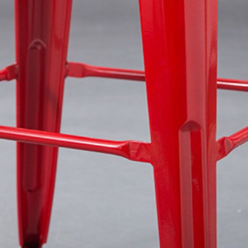 Industrial Style Armless Barstool Iron Counter Stools for Coffee Shop Clearhalo 'Bar Furniture' 'Bar Stools' 'bar_stools' 'furn' 'furn_bar_stools' 'furniture_bar_stools' 'Kitchen & Dining Furniture' 'kitchen&dining_furn' 'kitchen' 'kitchen_furn' Furniture' 1200x1200_bdea9b90-1192-4271-b084-658eb57b6a50