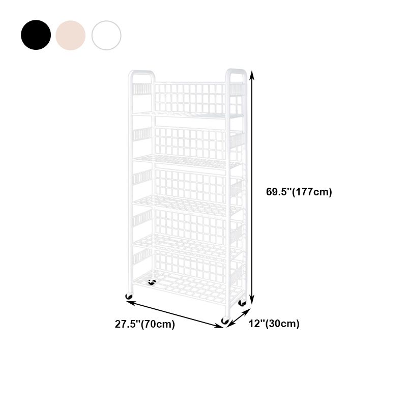Libreria di libreria in metallo in metallo contemporaneo per ufficio