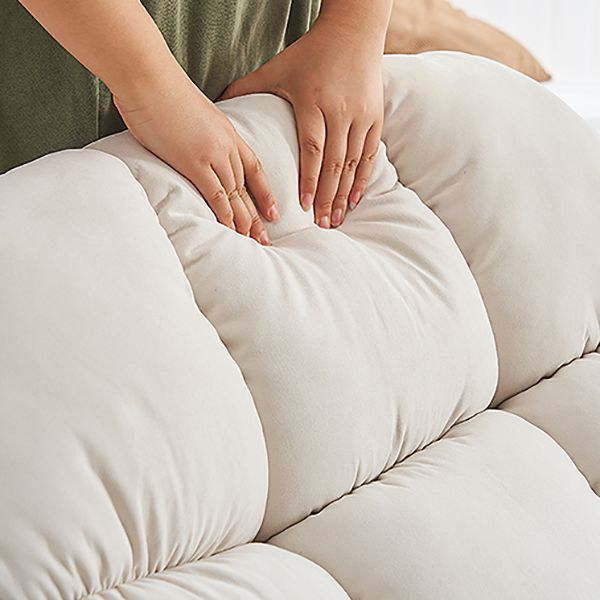 Modern Metal Frame Standard Recliner Solid Color Recliner Chair with Footrest Clearhalo 'Chairs & Seating' 'furn' 'furn_recliners' 'Furniture' 'Living Room Furniture' 'Recliners' 1200x1200_bdec2d72-57d2-450e-9dc4-66ec3f3c2641