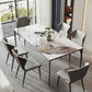 Metal Contemporary Rectangular Table White Sintered Stone Dining Table with Metal Legs Clearhalo ' dining_table' 'Dining Tables & Seating' 'Dining Tables' 'furn' 'furn_dining_table' 'Furniture' 'furniture_dining_table' 'Kitchen & Dining Furniture' 'kitchen&dining_furn' 'kitchen' 'kitchen_dining_table' 1200x1200_bdecfee5-7309-4b8d-a4b5-b75d8528fd10