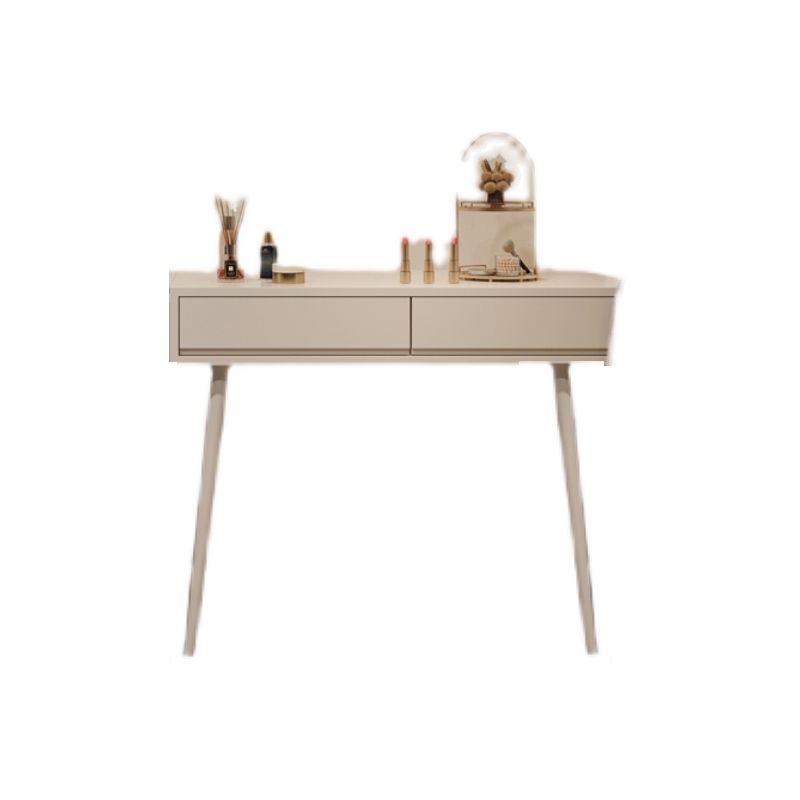 Wooden Makeup Vanity Desk Removable Lighted Mirror Vanity Dressing Table Set