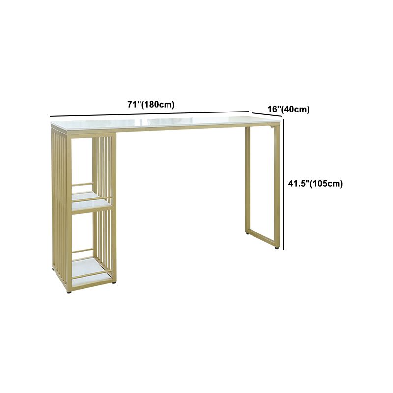 Glam Bar Table Set 1/4 Pieces Rectangle Stone Counter Table with High Stools for Balcony Clearhalo 'Bar Furniture' 'furn' 'furn_home_bar_bar_sets' 'Furniture' 'Home Bars & Bar Sets' 'home_bar_bar_sets' 'Kitchen & Dining Furniture' 1200x1200_bdeebf3e-7720-458f-abff-02b813bace48