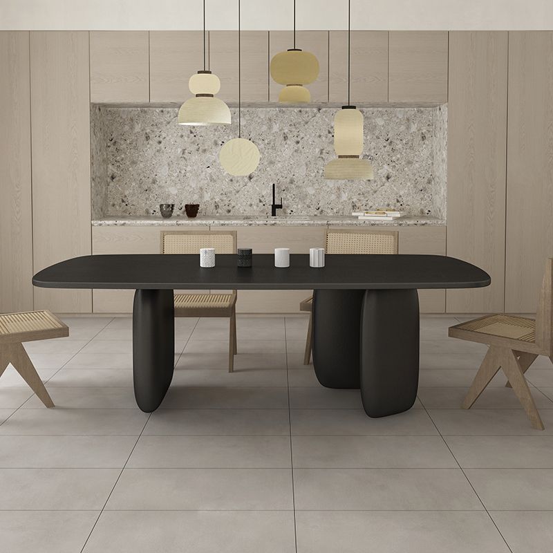 Pine Solid Wood Tripod Dining Table Modern Rectangle Dining Room Kitchen Home Furniture Clearhalo 'Dining Tables & Seating' 'Dining Tables' 'dining_table' 'furn' 'furn_dining_table' 'Furniture' 'furniture_dining_table' 'Kitchen & Dining Furniture' 'kitchen' 'kitchen_dining_table' 1200x1200_bdef4ede-3661-45c7-8f57-e11a045e99c3