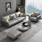 Tropical 35" Wide Sofa Fabric Flared Arm Gray Seating for Living Room