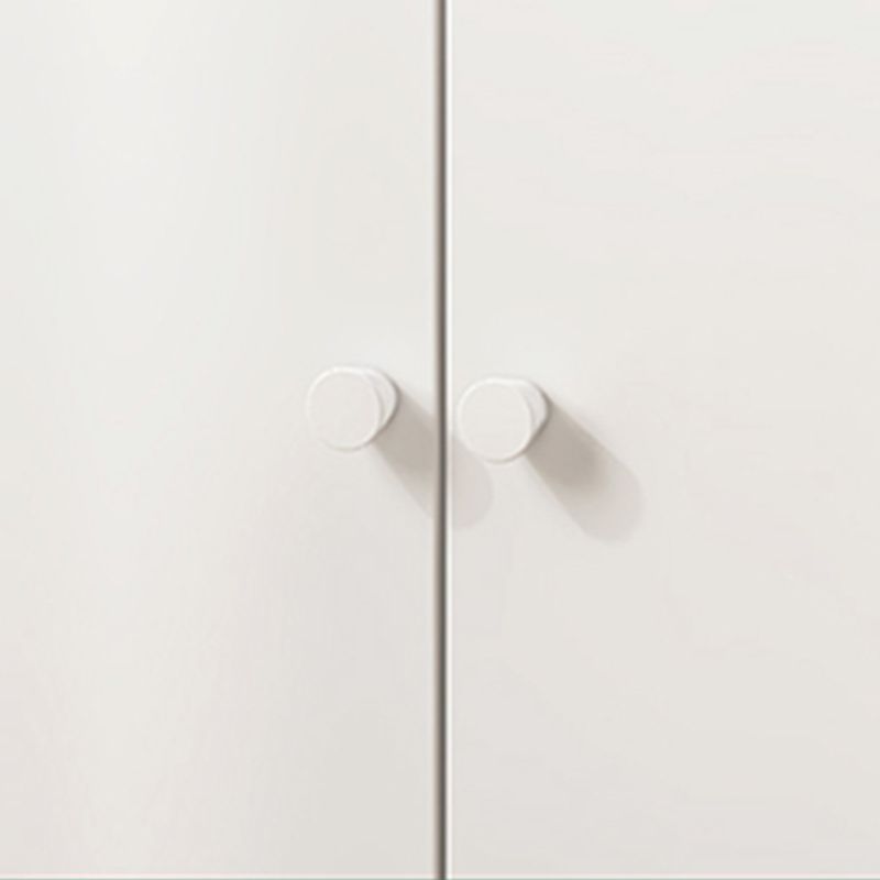 Estantería de metal de estilo moderno estantería blanca cerrada para la oficina en casa