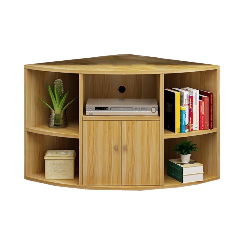 Engineered Wood Corner TV Stand Modern Style TV Cabinet with Doors Clearhalo 'furn' 'furn_tv_stands_entertainment_centers' 'Furniture' 'Living Room Furniture' 'TV Stands & Entertainment Centers' 'TV Stands & Media Storage Furniture' 'tv_stands_entertainment_centers' 1200x1200_bdf0c6da-2695-4f23-b110-4f3305b1bc1a