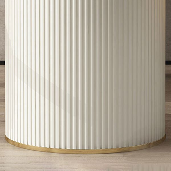 Contemporary Style Stone Dining Table Double Pedestal Base Freeform Table for Home Clearhalo ' dining_table' 'Dining Tables & Seating' 'Dining Tables' 'furn' 'furn_dining_table' 'Furniture' 'furniture_dining_table' 'Kitchen & Dining Furniture' 'kitchen&dining_furn' 'kitchen' 'kitchen_dining_table' 1200x1200_bdf1292c-c96c-4490-8d39-f7bbe0295368