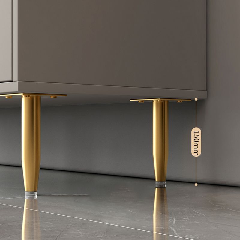 Contemporary Buffet Sideboard Stone Buffet Stand with Cabinet and Drawers Clearhalo 'buffet_sideboard' 'Buffets & Sideboards' 'furn' 'furn_buffet_sideboard' 'Furniture' 'Kitchen & Dining Furniture' 1200x1200_bdf18062-add3-48fa-a61b-d84a9c358758