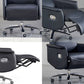 31 "breite zeitgenössische Manager Stuhl schwarzer Leather Executive Chair