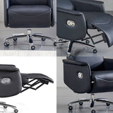31 "breite zeitgenössische Manager Stuhl schwarzer Leather Executive Chair