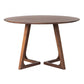 Round Ash Wood Dining Table Modern Solid Wood Table with Metal Double Pedestal Clearhalo ' dining_table' 'Dining Tables & Seating' 'Dining Tables' 'furn' 'furn_dining_table' 'Furniture' 'furniture_dining_table' 'Kitchen & Dining Furniture' 'kitchen&dining_furn' 'kitchen' 'kitchen_dining_table' 1200x1200_bdf62121-0269-4bfd-a663-9affba0d9ebf
