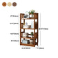 Simple Shelf Standard Wooden Bookcase Modern Bookshelf for Office Clearhalo 'Bookcases' 'furn' 'furn_bookcases' 'Furniture' 'furniture_bookcases' 'Office Furniture' 1200x1200_bdf9b1f0-483c-4b81-b344-e917b6661324