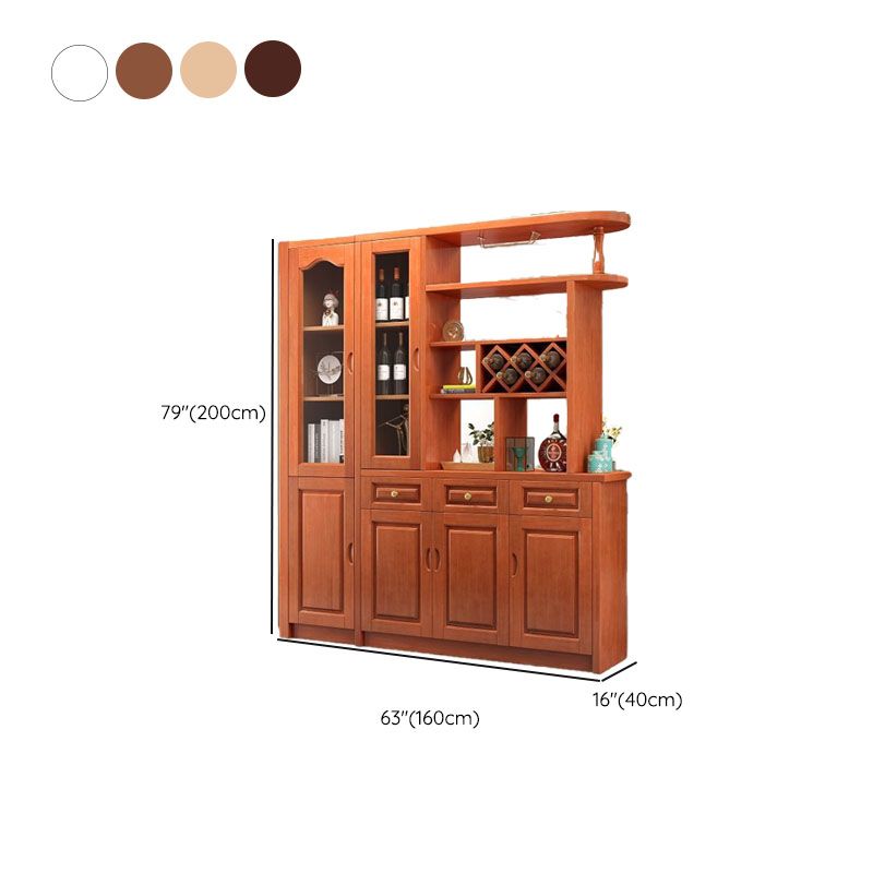 3-drawer Solid Wood Cabinet 15.74" Wide Accent Cabinet Doors Clearhalo 'Cabinets & Chests' 'cabinets_chests' 'furn' 'furn_cabinets_chests' 'Furniture' 'Living Room Furniture' 1200x1200_bdfb5440-d53a-4dde-ae5e-8fcd835958c9