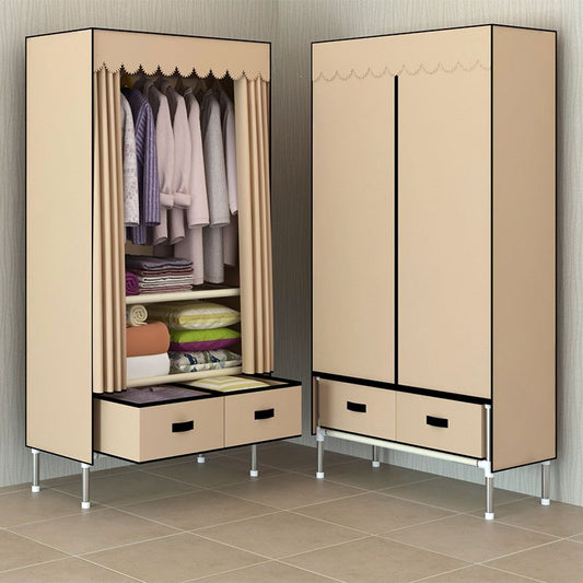 Armadio in metallo argento armadio per la casa contemporanea con cassetti