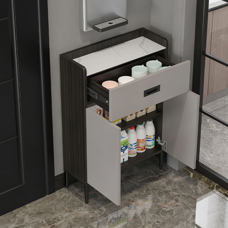 Server da pranzo moderno da pranzo a 1 cassetto Sinterita sinterizzata per soggiorno