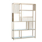 70,9 "H glam metal bookshelf oro etagere scaffale per sala studio