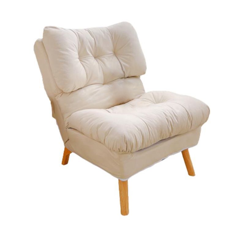 Scandinavian Standard Recliner Wooden Solid Color Indoor with Footrest Clearhalo 'Chairs & Seating' 'furn' 'furn_recliners' 'Furniture' 'Living Room Furniture' 'Recliners' 1200x1200_be00e062-3fc1-46ab-90a8-da31f425d991