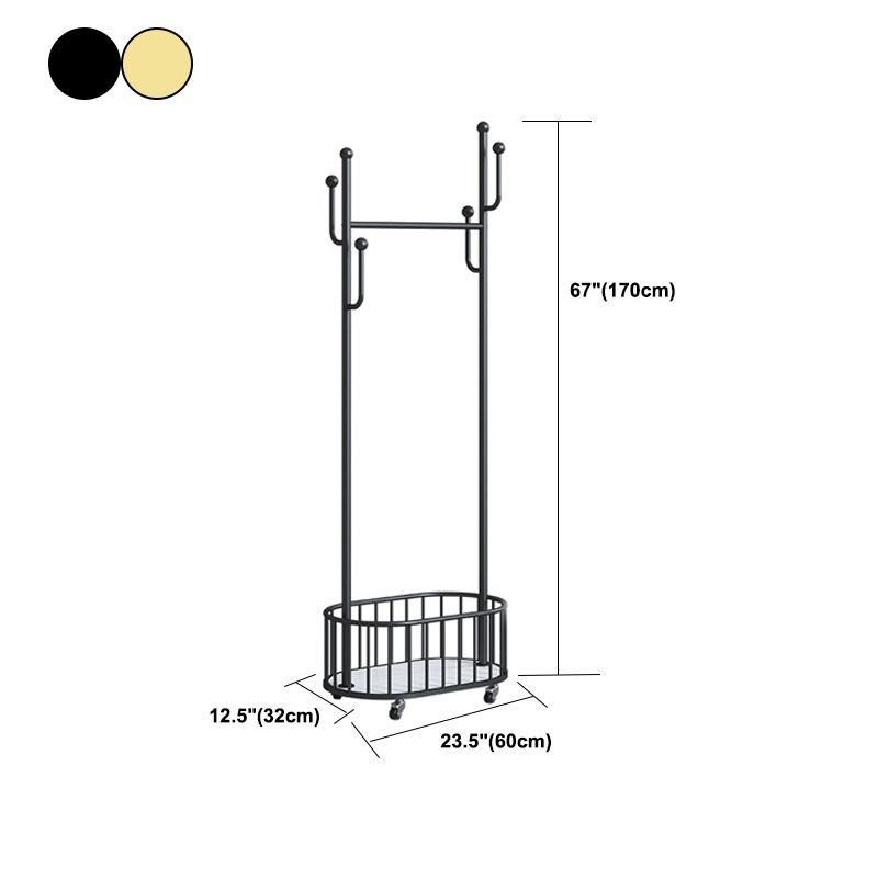 グラムホールツリーメタルシェルビングフックには、フリースタンディングコートハンガーが含まれています