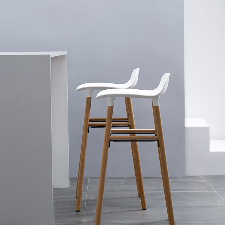 Contemporary Simple Counter Stools 30 Inch Wood 4 Legs Indoor Bar Stool Clearhalo 'Bar Furniture' 'Bar Stools' 'bar_stools' 'furn' 'furn_bar_stools' 'furniture_bar_stools' 'Kitchen & Dining Furniture' 'kitchen&dining_furn' 'kitchen' 'kitchen_furn' Furniture' 1200x1200_be062630-abb5-4219-bebc-3f8f203a6e3d