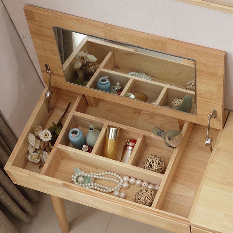 29.5 "Hoogte Flip-Top Vanity Set Desk ijdelheid met spiegel en lade