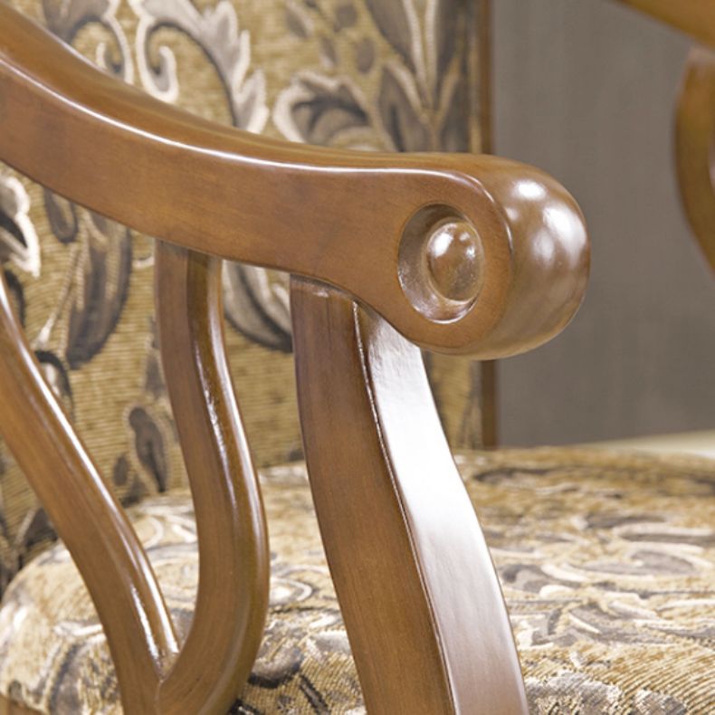 Sedia da pranzo in stile tradizionale sedia da pranzo in legno massiccio per cucina