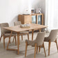 Modern Style Solid Wood Dining Set with Rectangle Shape Table and Double Pedestal Base Clearhalo 'Dining Room Sets' 'Dining Tables & Seating' 'dining_room_set' 'furn' 'furn_dining_room_set' 'Furniture' 'furniture_dining_room_set' 'Kitchen & Dining Furniture' 'kitchen&dining_furn' 'kitchen' 1200x1200_be09c401-2e8e-46bd-ad82-202214740298