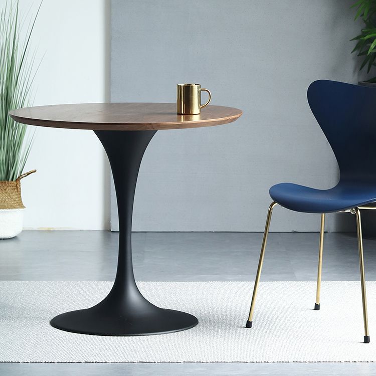 Round Solid Wood Four-Color Dining Table Simplicity Tulip Base Table for Dining Room Clearhalo ' dining_table' 'Dining Tables & Seating' 'Dining Tables' 'furn' 'furn_dining_table' 'Furniture' 'furniture_dining_table' 'Kitchen & Dining Furniture' 'kitchen&dining_furn' 'kitchen' 'kitchen_dining_table' 1200x1200_be0cf0d3-14b5-4552-b98c-4ec5e44e57c0