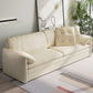 Glam Style White Futon Sleeper Sofa Bed in Velvet with Storage Clearhalo 'furn' 'furn_futons' 'Furniture' 'Futons & Daybeds' 'Futons' 'Living Room Furniture' 1200x1200_be0d34d6-ddac-486a-a3b5-a15d0ed5c3fe