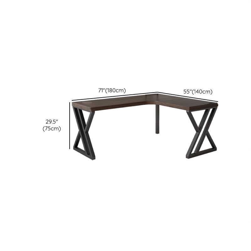 Scrivania da ufficio in pino in stile industriale per ufficio