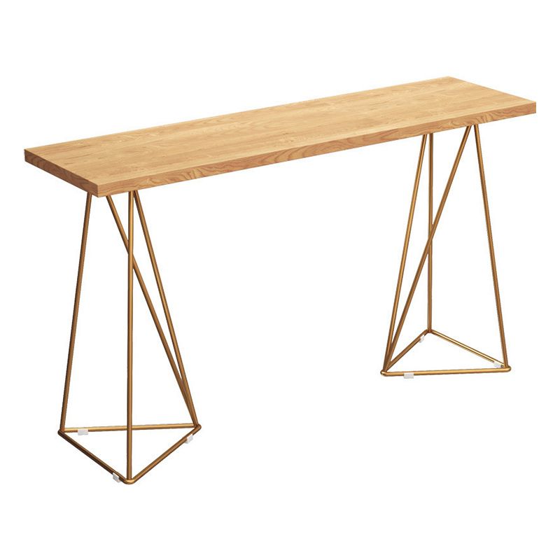 Glam Style – ensemble de Table de bar rectangulaire avec tabourets hauts en bois, 1/2/4 pièces, pour la maison