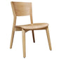 Contemporary Wood Dining Chair Open Back Dining Side Furniture in Matte Finish for Indoor Clearhalo 'Dining Chairs' 'Dining Tables & Seating' 'dining_chair' 'furn' 'furn_dining_chair' 'Furniture' 'Kitchen & Dining Furniture' 1200x1200_be129e23-ae6c-4e7e-95d4-0f21af8869a7