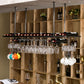 Glam Style Metal Hanging Wine Rack Kit in Gold, 59" x 13.8" x 13.4" Clearhalo 'furn' 'furn_wine_racks' 'Furniture' 'Kitchen & Dining Furniture' 'Wine Racks' 'wine_racks' 1200x1200_be12f7ba-69b1-4206-8940-7fa1cb921e86