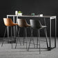 Faux Leather Dining Stools Bucket Armless Bar Stools with Metal Legs Clearhalo 'Bar Furniture' 'Bar Stools' 'bar_stools' 'furn' 'furn_bar_stools' 'Furniture' 'Kitchen & Dining Furniture' 1200x1200_be13d942-eb3d-468f-840c-808122170d4e