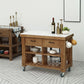 Industrial Stationary Kitchen Cart Wood Rectangular Kitchen Island Cart Clearhalo 'furn' 'furn_kitchen_islands_carts' 'Furniture' 'Kitchen & Dining Furniture' 'Kitchen Islands & Carts' 'kitchen_islands_carts' 1200x1200_be147aac-63d5-4ded-b8cc-b95725baec2e