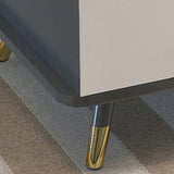 Console multimediale televisiva moderna Open Storage Media TV Stand per soggiorno