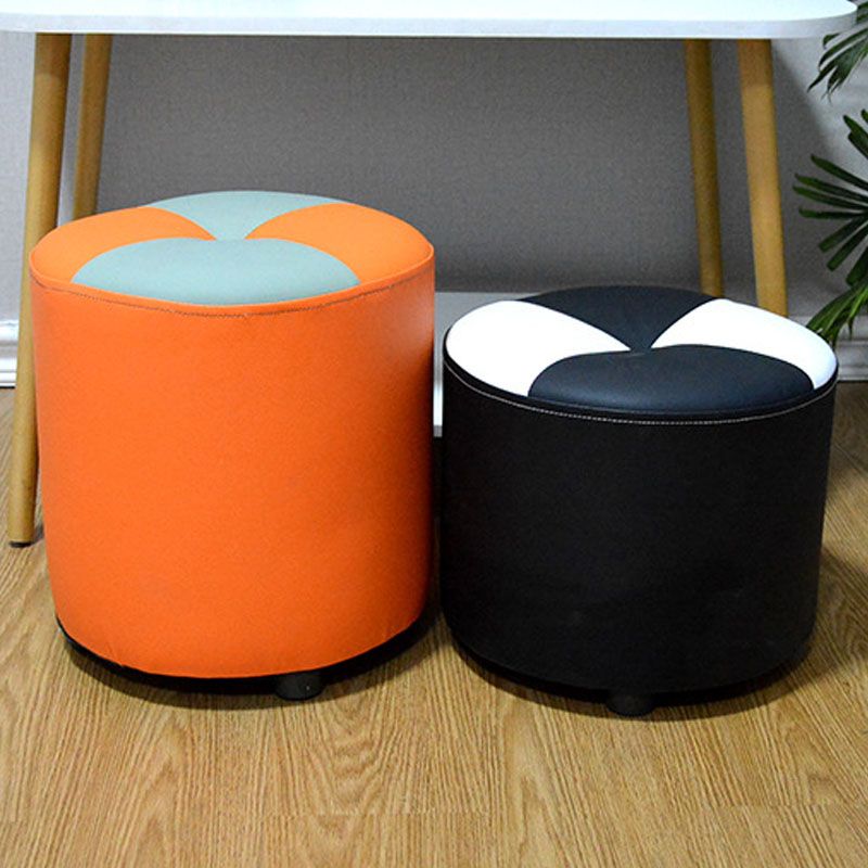 Modern Leather Pouf Stain Resistant Color Pouf for Drawing Room Clearhalo 'furn' 'furn_ottomans_poufs' 'Furniture' 'Living Room Furniture' 'Ottomans & Poufs' 'ottomans_poufs' 1200x1200_be1ab8ed-bb41-4969-b13f-3b4f89a54571