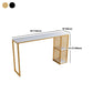 Modern 1/3 Pieces Bar Table Set Rectangle Stone Table with High Stools Clearhalo 'Bar Furniture' 'furn' 'furn_home_bar_bar_sets' 'Furniture' 'Home Bars & Bar Sets' 'home_bar_bar_sets' 'Kitchen & Dining Furniture' 1200x1200_be1bc9e2-9364-474b-a31a-b15b9f03bad3