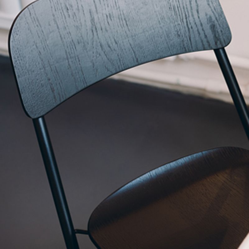 Scandinavian Folding Iron Counter Stools Low Back Bar Stools with Footrest Clearhalo 'Bar Furniture' 'Bar Stools' 'bar_stools' 'furn' 'furn_bar_stools' 'Furniture' 'Kitchen & Dining Furniture' 1200x1200_be1c314a-1661-41d9-a36f-363cf6a4c75f